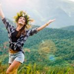 photo was taken in the Carpathian Mountains on a beautiful summer day